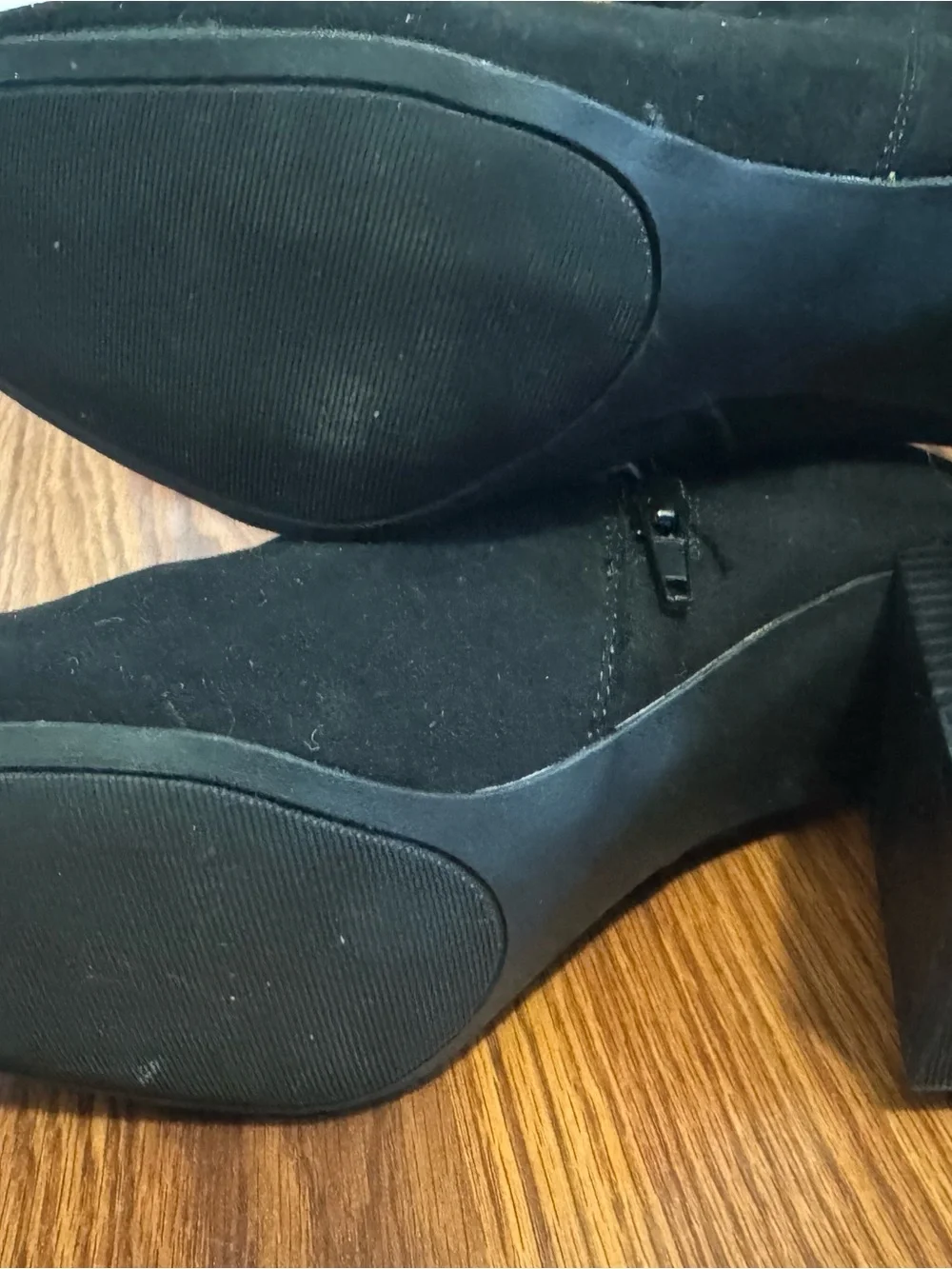 Sugar Black Over-The-Knee Block Heel Boots